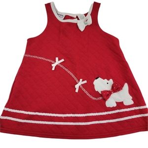 NWT BLUEBERI CHRISTMAS DRESS SLEEVELESS SIZE 3T SCOTTIE DOG ON FRONT